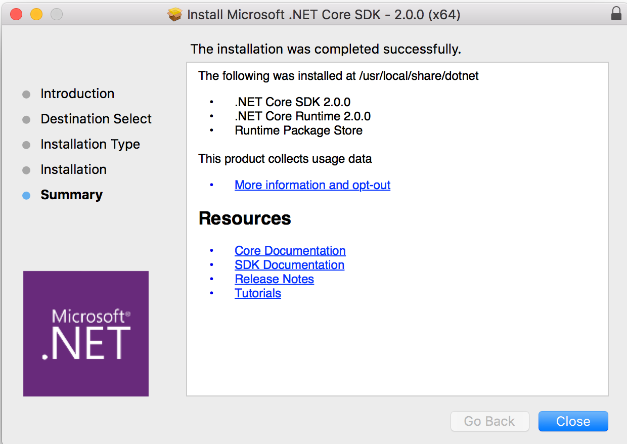 do i need to install asp.net core for visual studio for mac